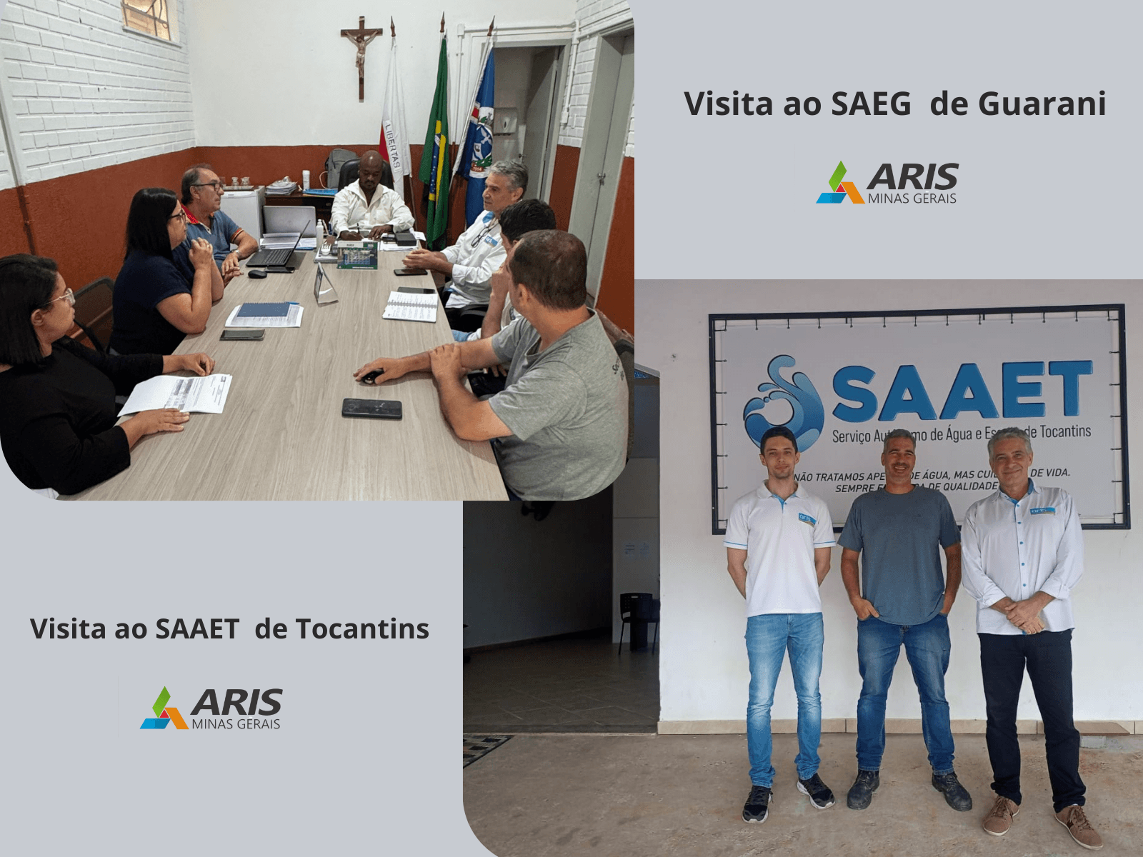 ARIS-MG visita Guarani e Tocantins