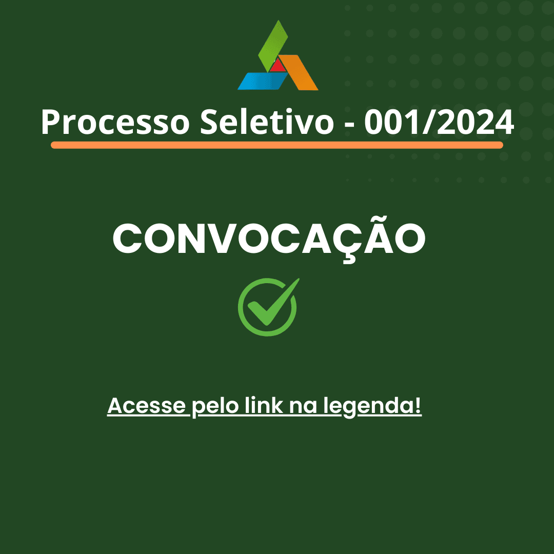 Convocação Processo Seletivo banner