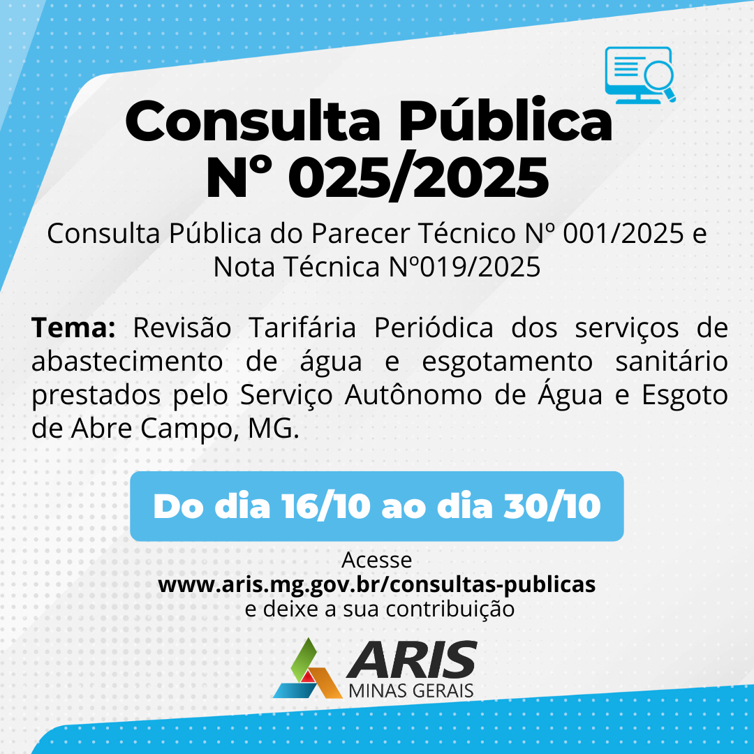 Consulta Pública - Abre Campo - 2025